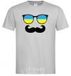 Men's T-Shirt Glasses grey фото