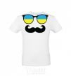 Men's T-Shirt Glasses White фото