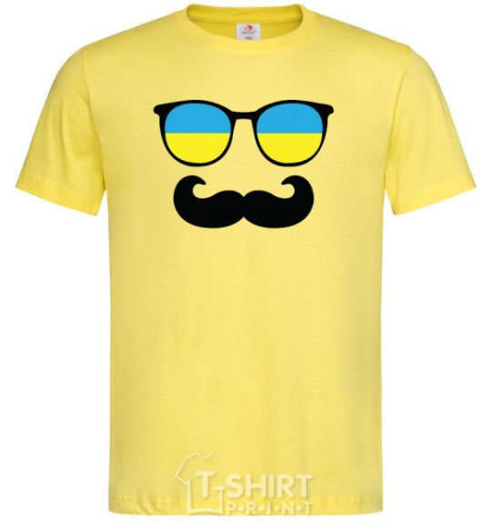 Men's T-Shirt Glasses cornsilk фото