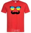 Men's T-Shirt Glasses red фото