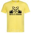 Men's T-Shirt FISHING AND HUNTING cornsilk фото