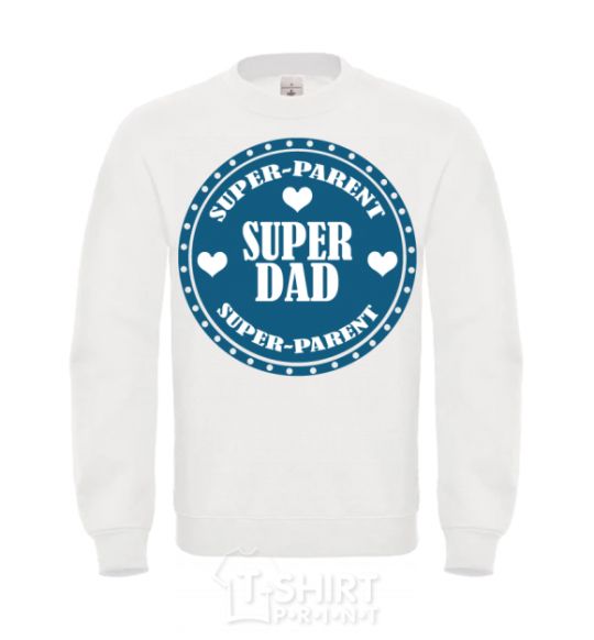 Sweatshirt SUPER PARENT White фото