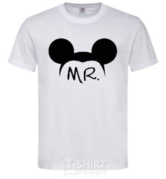 Men's T-Shirt MR MICKEY White фото