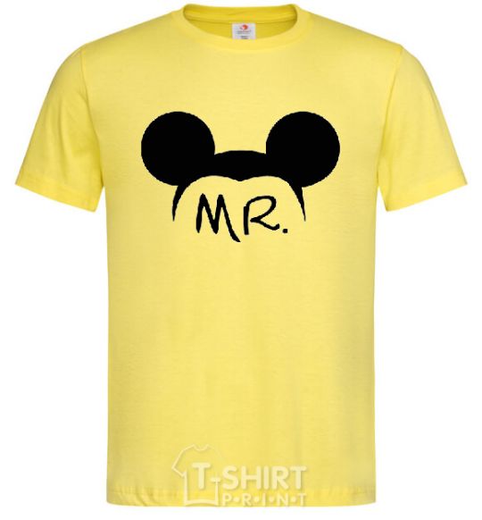 Мужская футболка MR MICKEY Лимонный фото