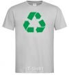 Men's T-Shirt Recycling picture grey фото