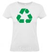 Женская футболка Recycling picture Белый фото