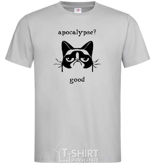 Men's T-Shirt Apocalypse grey фото