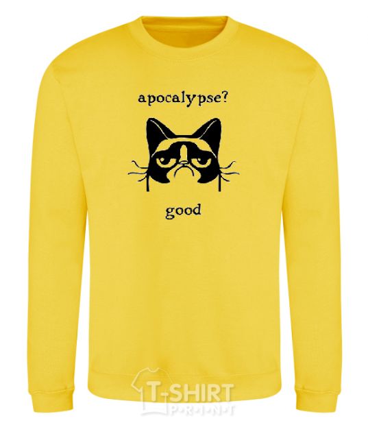 Sweatshirt Apocalypse yellow фото