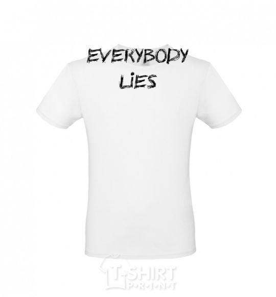 Men's T-Shirt Everybody Lies White фото