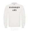 Sweatshirt Everybody Lies White фото