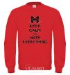 Sweatshirt Hate everything yellow фото