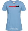 Women's T-shirt Deadline sky-blue фото