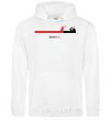 Men`s hoodie Deadline White фото