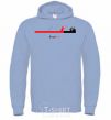 Men`s hoodie Deadline sky-blue фото