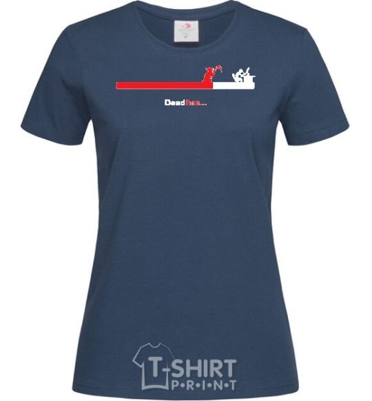Women's T-shirt Deadline navy-blue фото