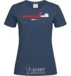 Women's T-shirt Deadline navy-blue фото