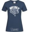 Women's T-shirt Just use it navy-blue фото