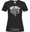 Women's T-shirt Just use it black фото