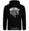 Men`s hoodie Just use it black фото