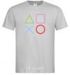 Men's T-Shirt Gamepad Signs grey фото