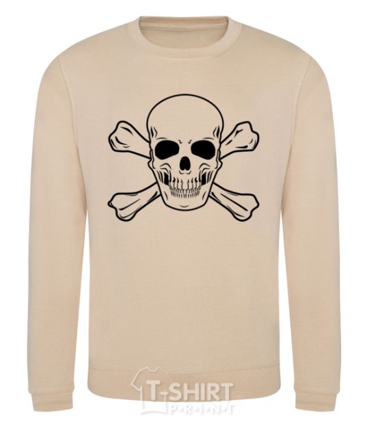 Sweatshirt Pirate skull sand фото
