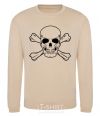 Sweatshirt Pirate skull sand фото