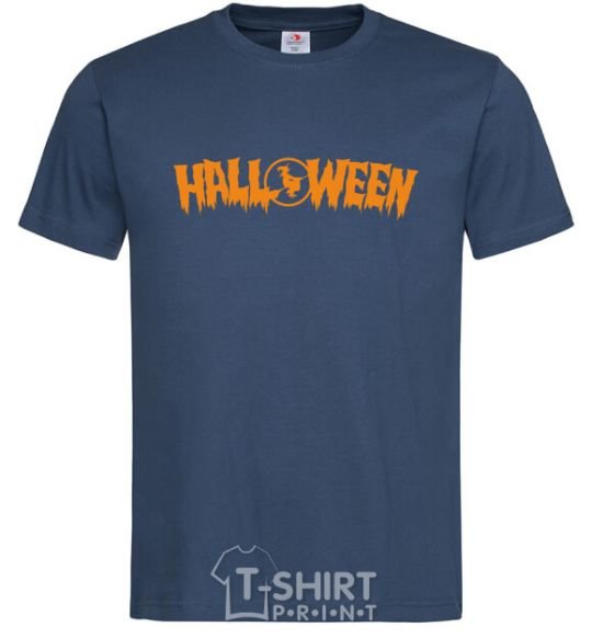 Men's T-Shirt Halloween navy-blue фото
