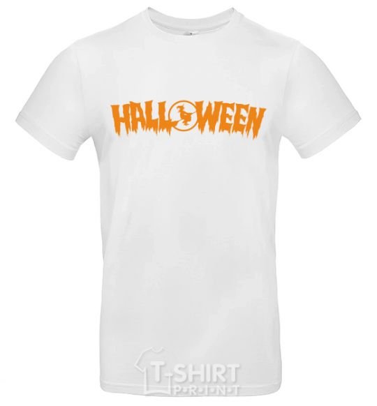 Мужская футболка Halloween Белый фото