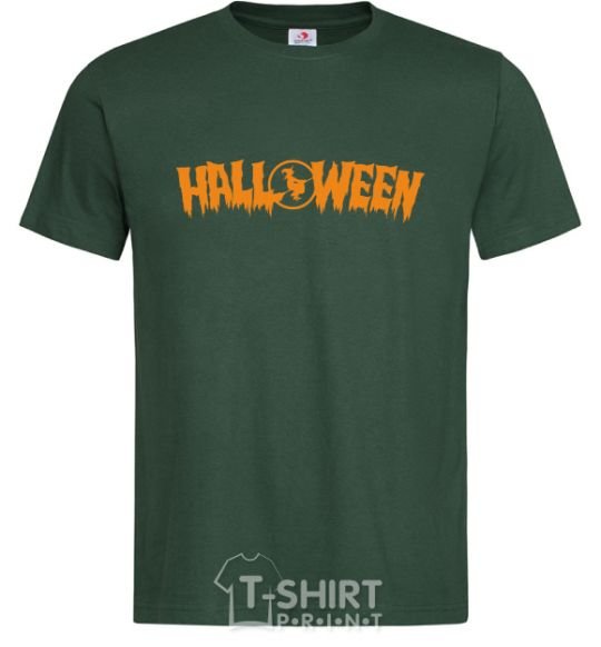 Men's T-Shirt Halloween bottle-green фото