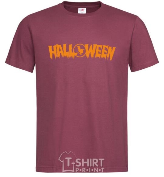 Men's T-Shirt Halloween burgundy фото