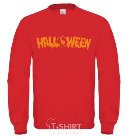 Sweatshirt Halloween yellow фото