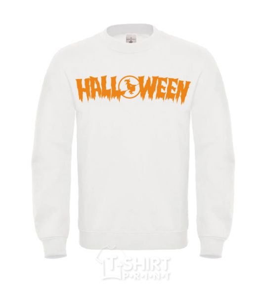 Sweatshirt Halloween White фото