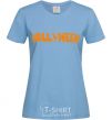 Women's T-shirt Halloween sky-blue фото