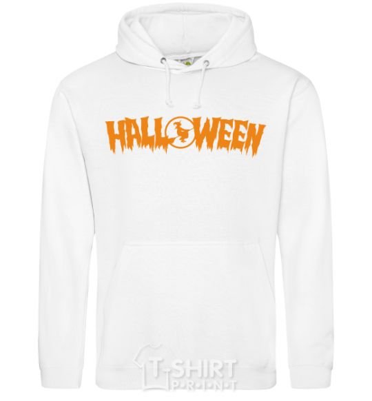 Men`s hoodie Halloween White фото