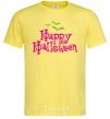 Мужская футболка HAPPY Halloween PINK Лимонный фото