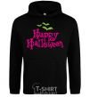 Men`s hoodie HAPPY Halloween PINK black фото