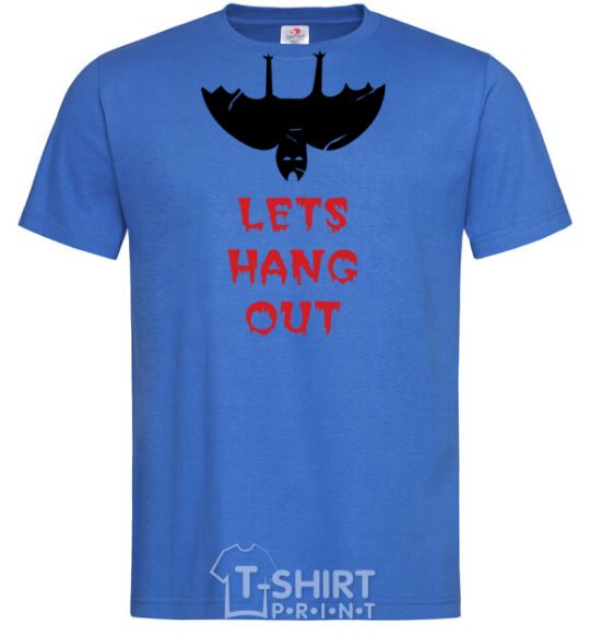 Men's T-Shirt LETS HANG OUT royal-blue фото