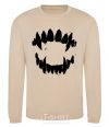 Sweatshirt Fangs sand фото