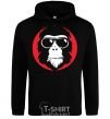 Men`s hoodie Monkey black фото