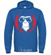 Men`s hoodie Monkey royal фото