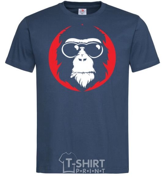 Men's T-Shirt Monkey navy-blue фото