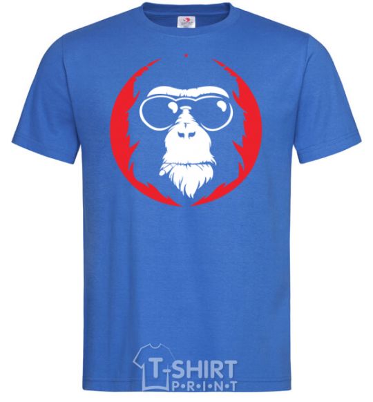 Men's T-Shirt Monkey royal-blue фото