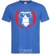 Men's T-Shirt Monkey royal-blue фото