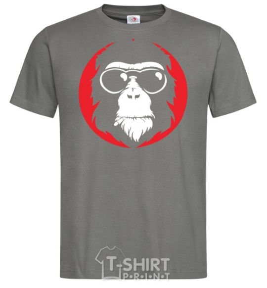 Men's T-Shirt Monkey dark-grey фото