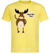 Men's T-Shirt Christmas Deer cornsilk фото