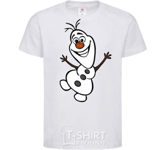 Kids T-shirt Olav White фото