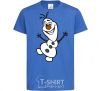 Kids T-shirt Olav royal-blue фото