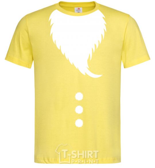 Men's T-Shirt Santa beard cornsilk фото