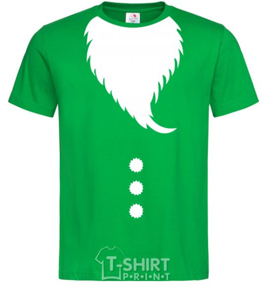 Men's T-Shirt Santa beard kelly-green фото
