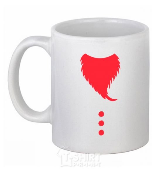 Ceramic mug Santa beard White фото